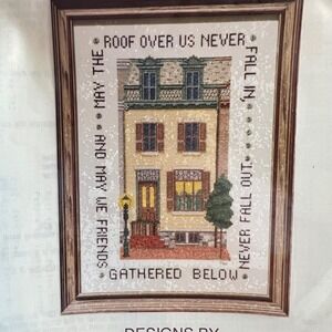 Marion Dove‎ Werth Counted Cross Stitch Pattern House Sampler 1988 Chart Pack